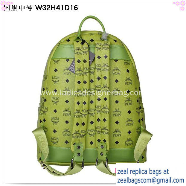 High Quality Replica MCM Medium Flag of UK Backpack MC5173 Green